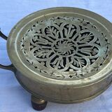 Vintage openwork copper trivet