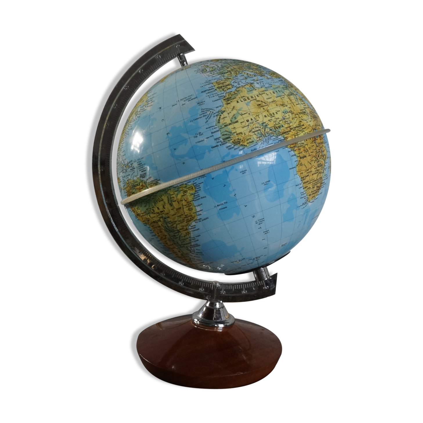 Mappemonde lumineuse