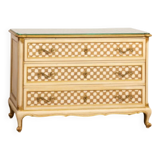 Commode de style Louis XV - Vénitienne peinte