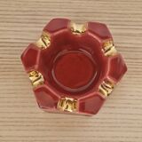 Art Deco earthenware ashtray