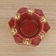 Art Deco earthenware ashtray