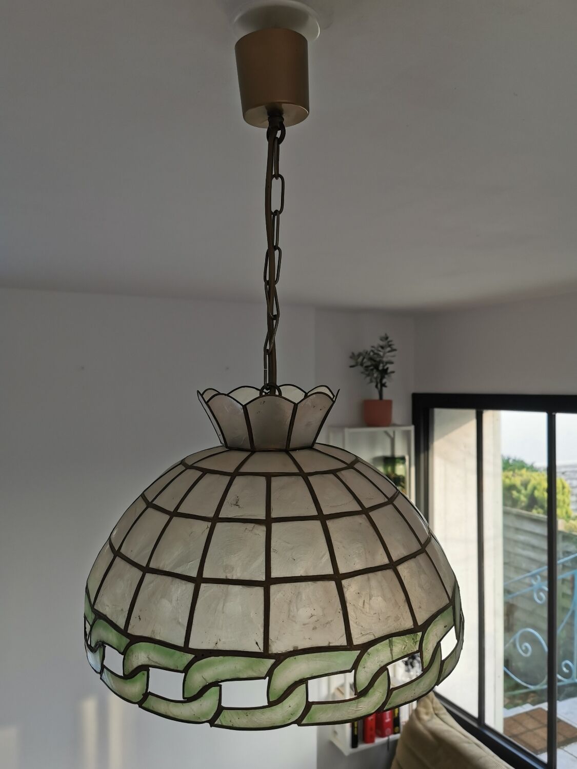 Suspension vintage nacre
