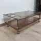 Bar roulant table basse en plexiglas vintage années 70