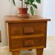Art Deco oak bedside table from the early 20th century