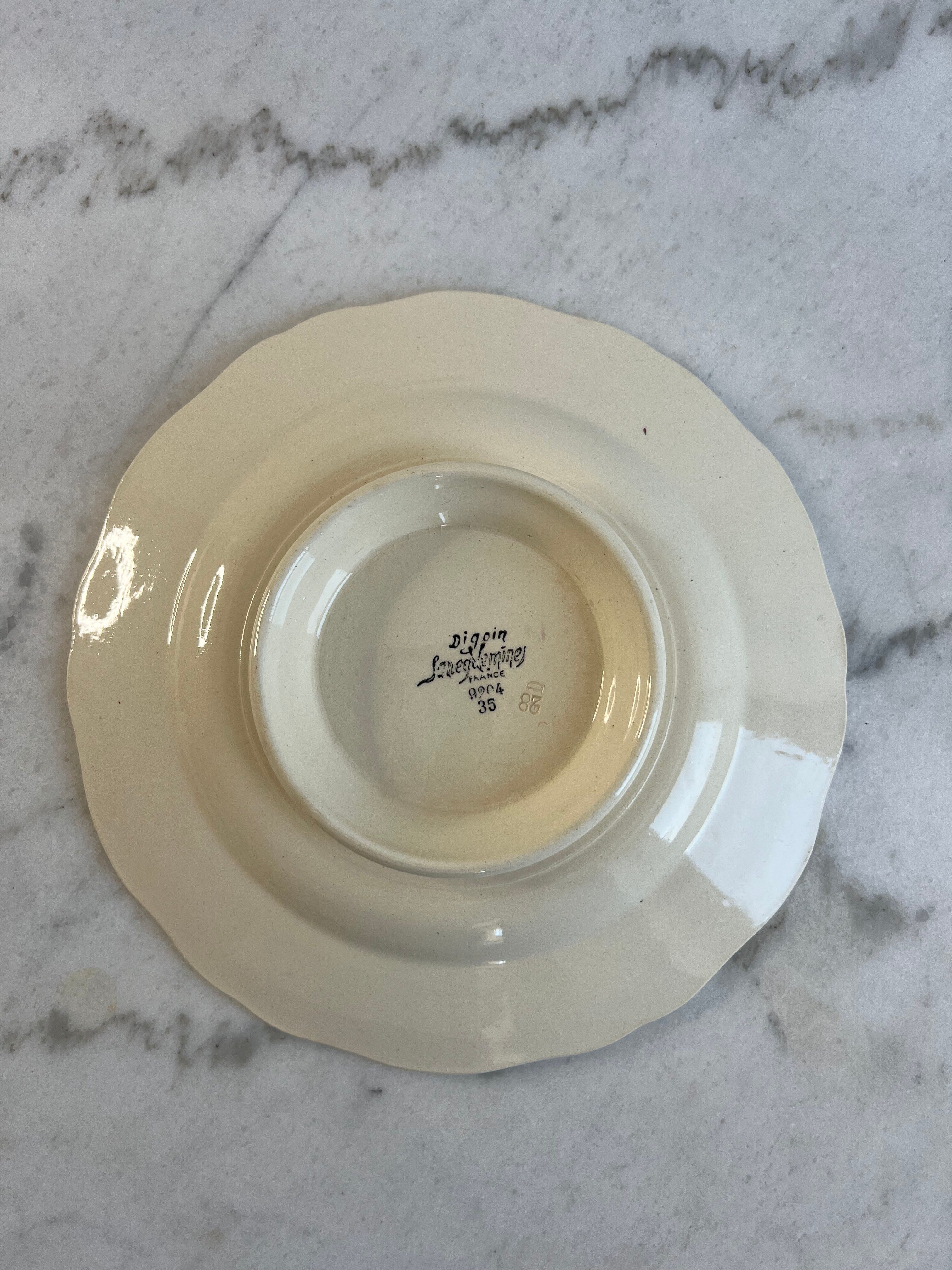 Plat de présentation, compotier Sarreguemines