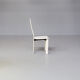 Antonello Mosca ‘royal’ white leather high back chairs for Ycami set/6