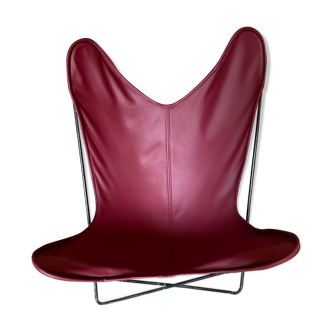 Fauteuil AA Butterfly rouge bordeau