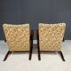 Paire de chaises longues H269 de Jindřich Halabala, années 1930