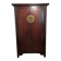 Brown lacquered Chinese wardrobe from Shandong.