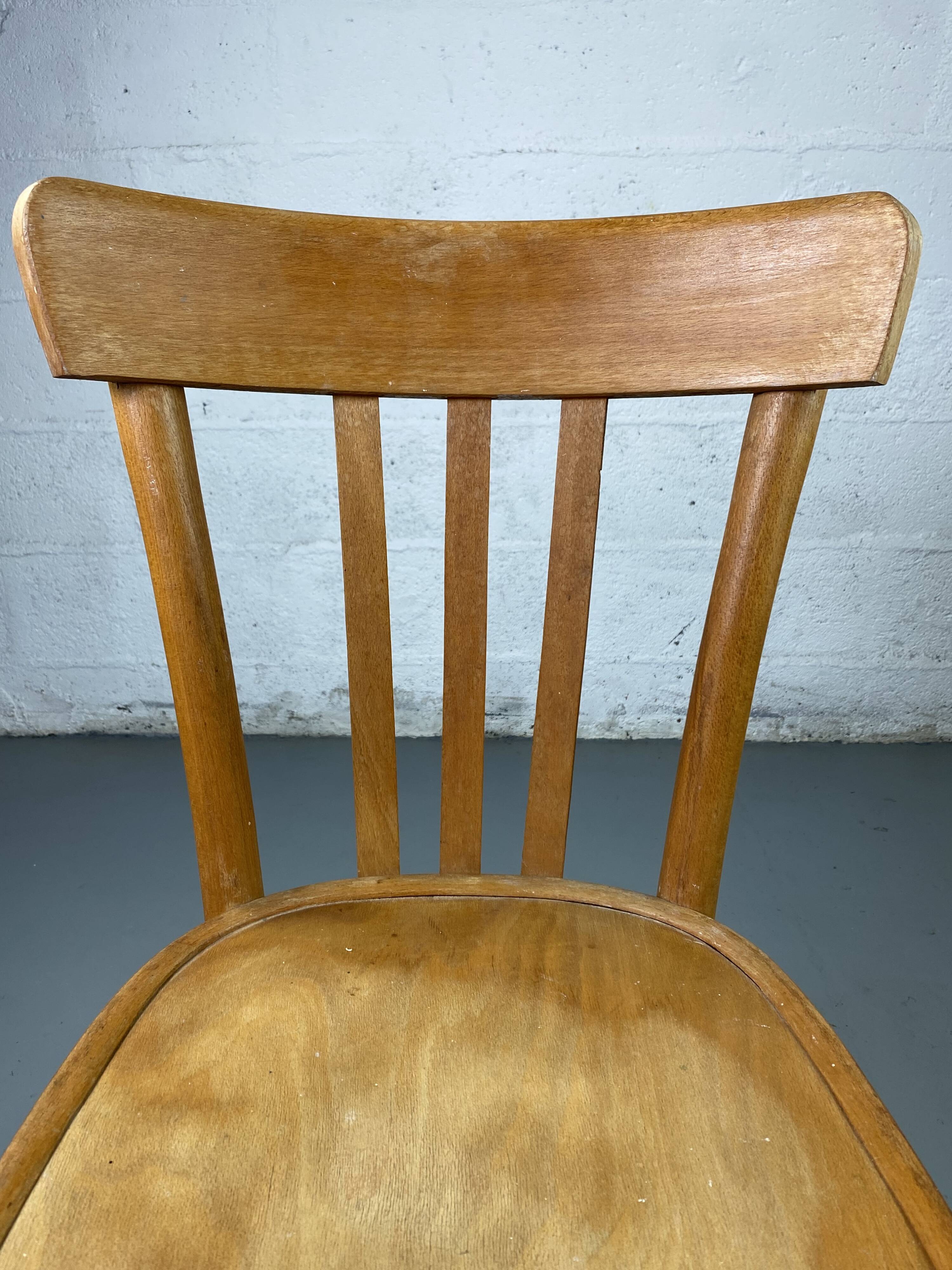 Wooden bistro chair