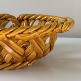 Woven ceramic basket