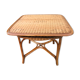 Vintage rattan table