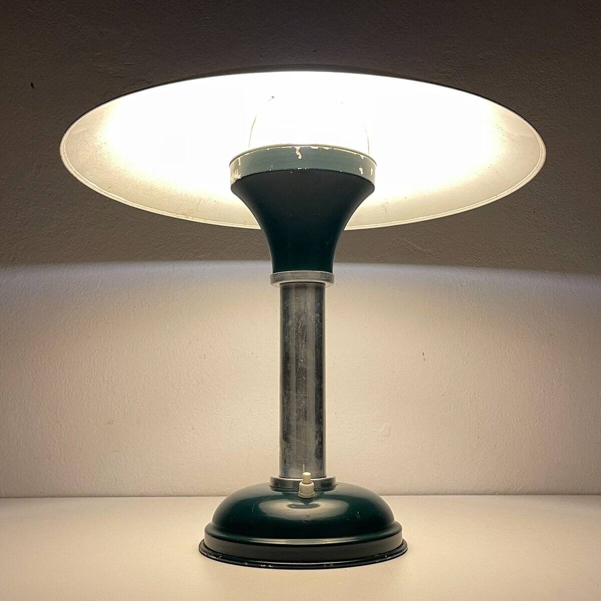 Bauhaus metal table lamp, Germany, 1930s