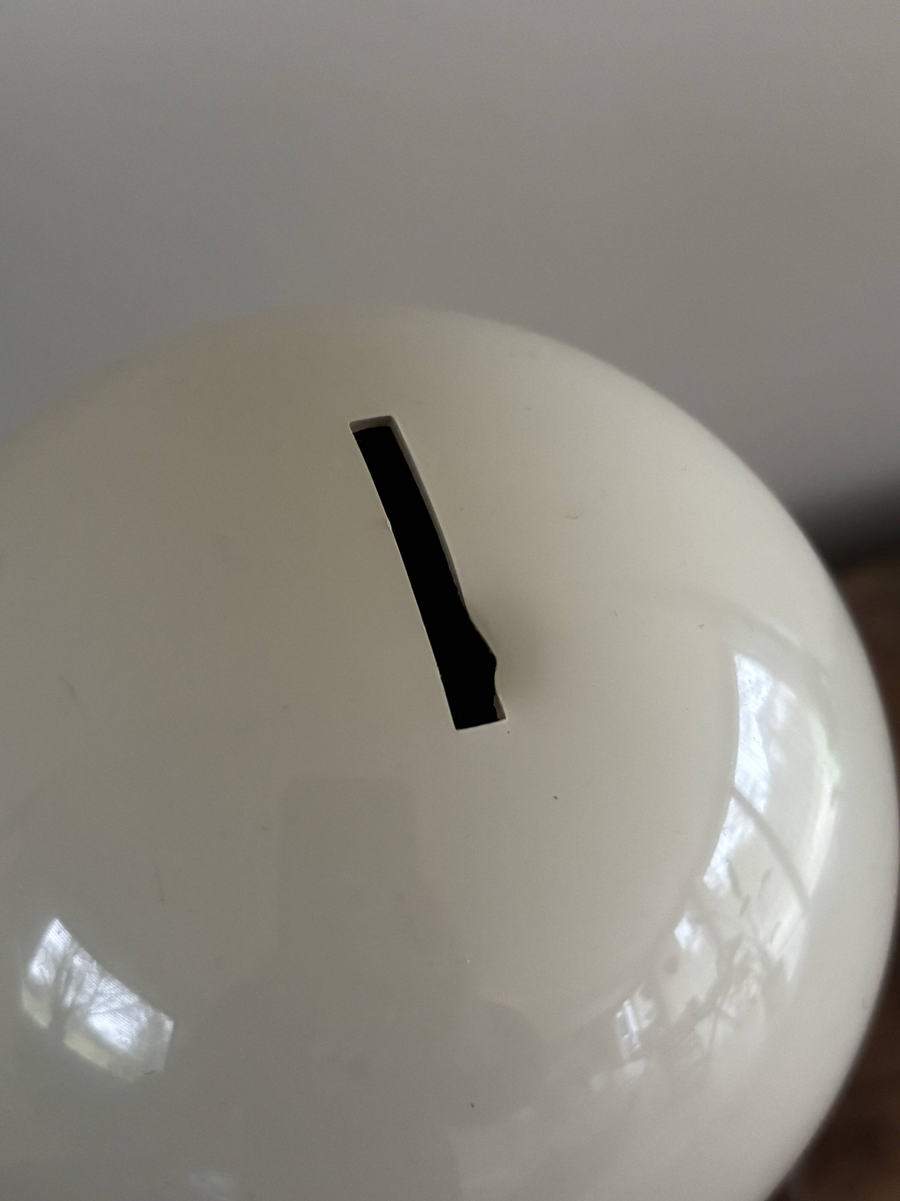 Set of two Vintage 'Pac-Man' Asteroidi Siberin Caronno table lamp Italy 70's design