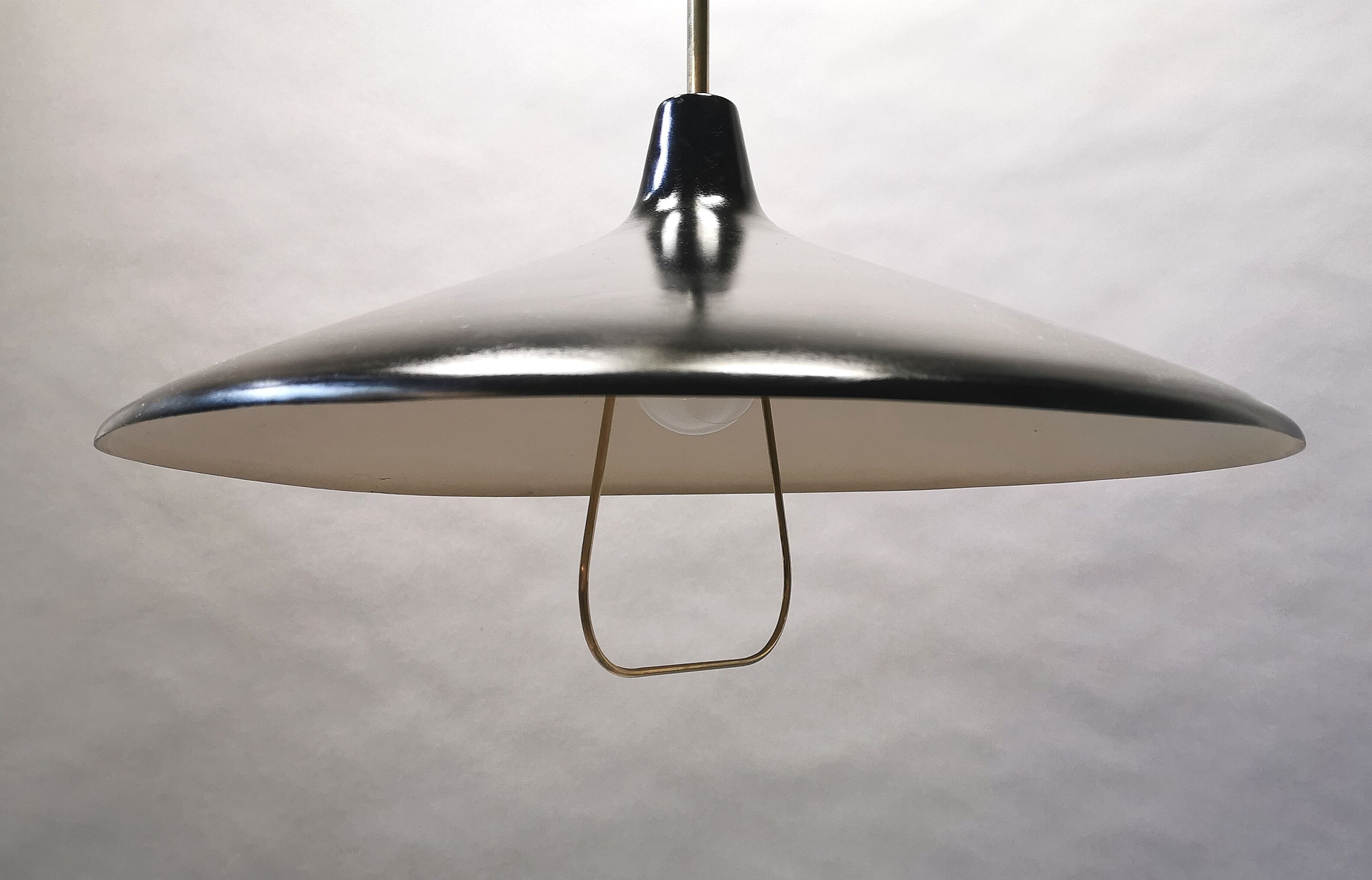 Angelo Lelli pendant lamp 12126 for Arredoluce 1947