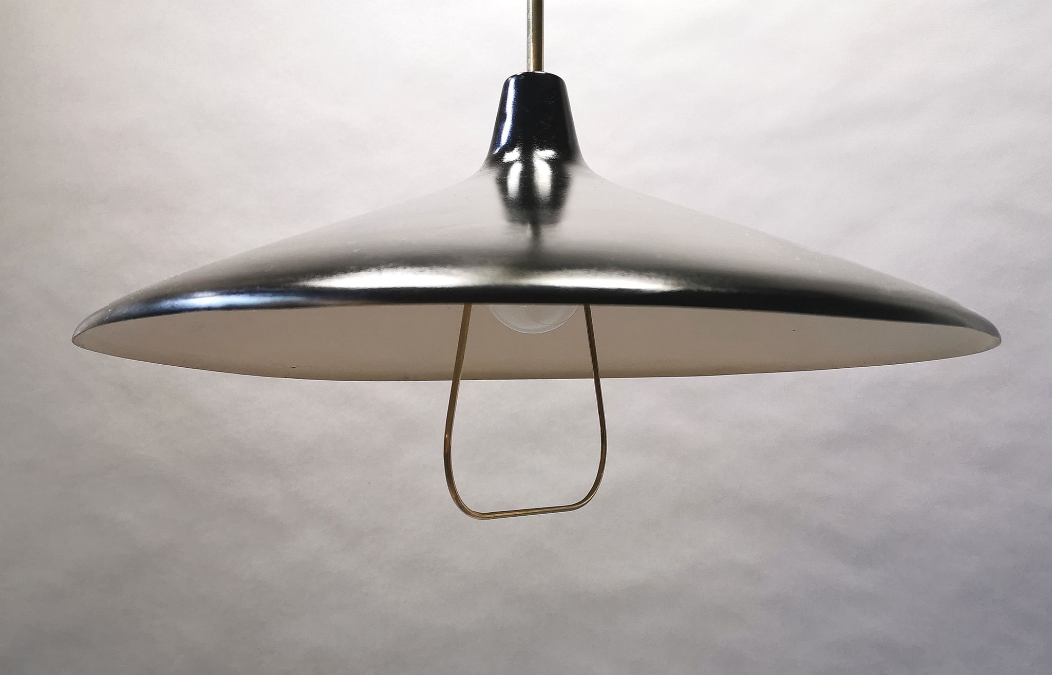 Angelo Lelli pendant lamp 12126 for Arredoluce 1947