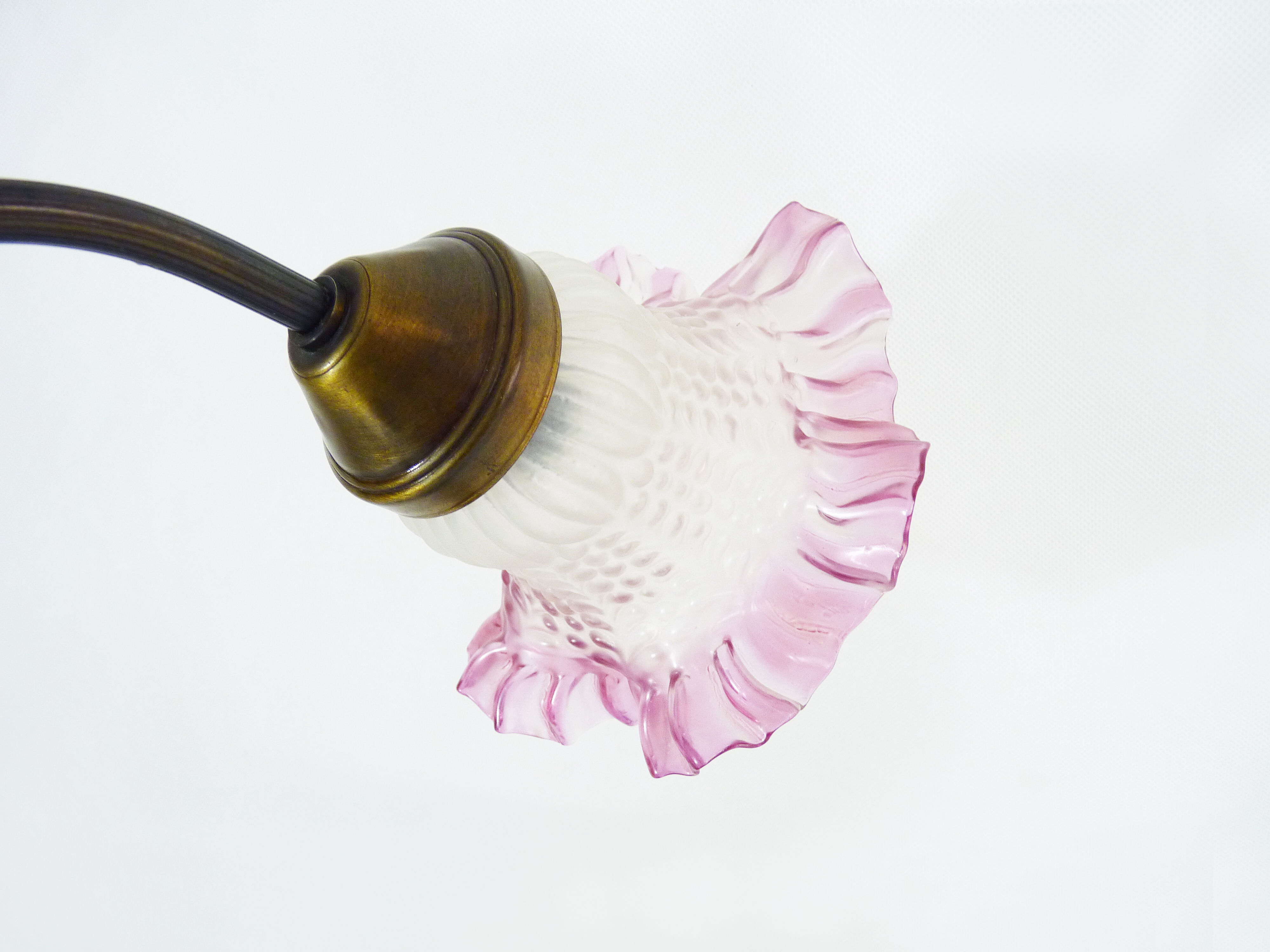 Art deco-style swan collar lamp see delmas monteuse. year 60