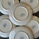 Antique flat plates, Longchamp Antonia ironstone.