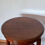 Round side table
