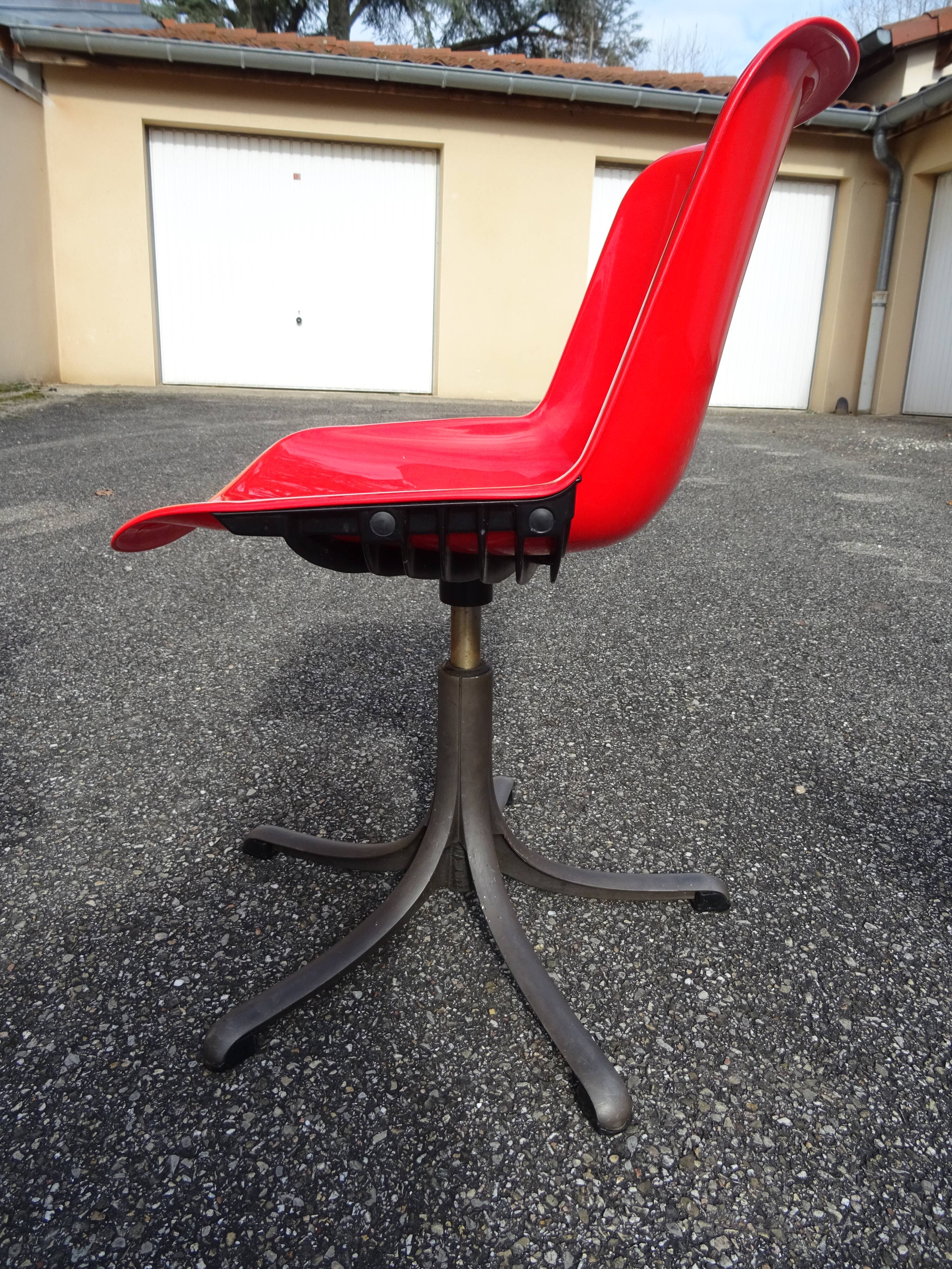 4 Modus chairs designed by Osvaldo Borsani for Tecno vintage