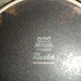 Arabia finland ruska collection signed teapot