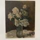 Huile sur toile bouquet de fleurs XXe siècle