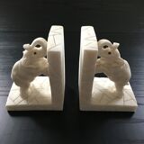 Pair of elephant bookends