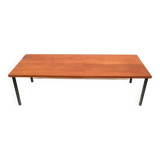 Large vintage rectangular coffee table made in the 1960s