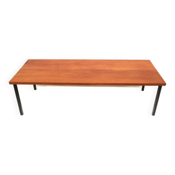 Large vintage rectangular coffee table made in the 1960s