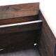 Old box made of raw wood
