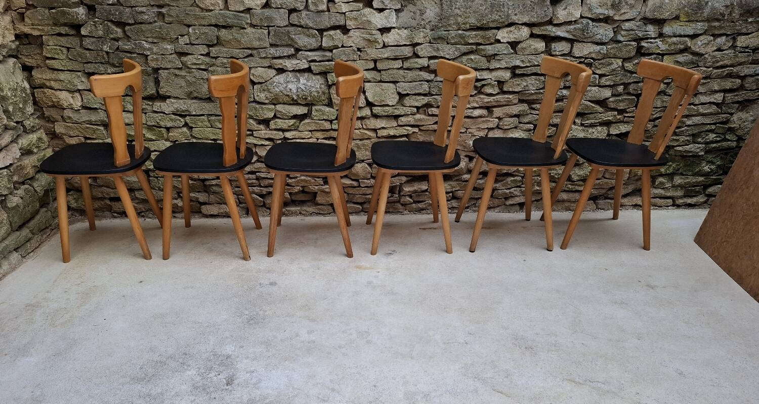 Set of 12 bistro chairs