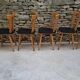Set of 12 bistro chairs