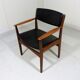 Armchair in teak & leather by Frem Røjle, Denmark