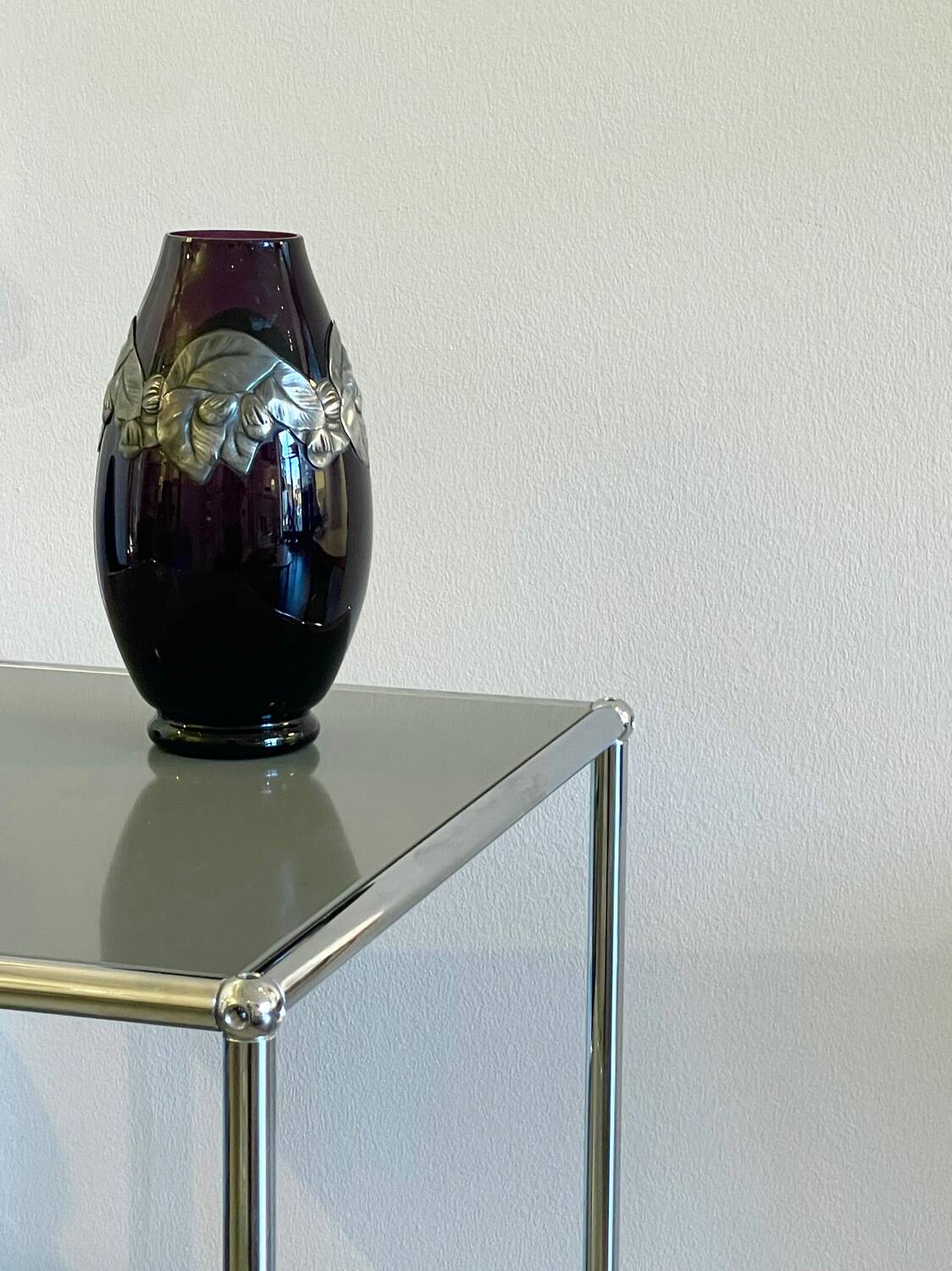 Vase en verre
