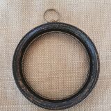 Cadre rond noir