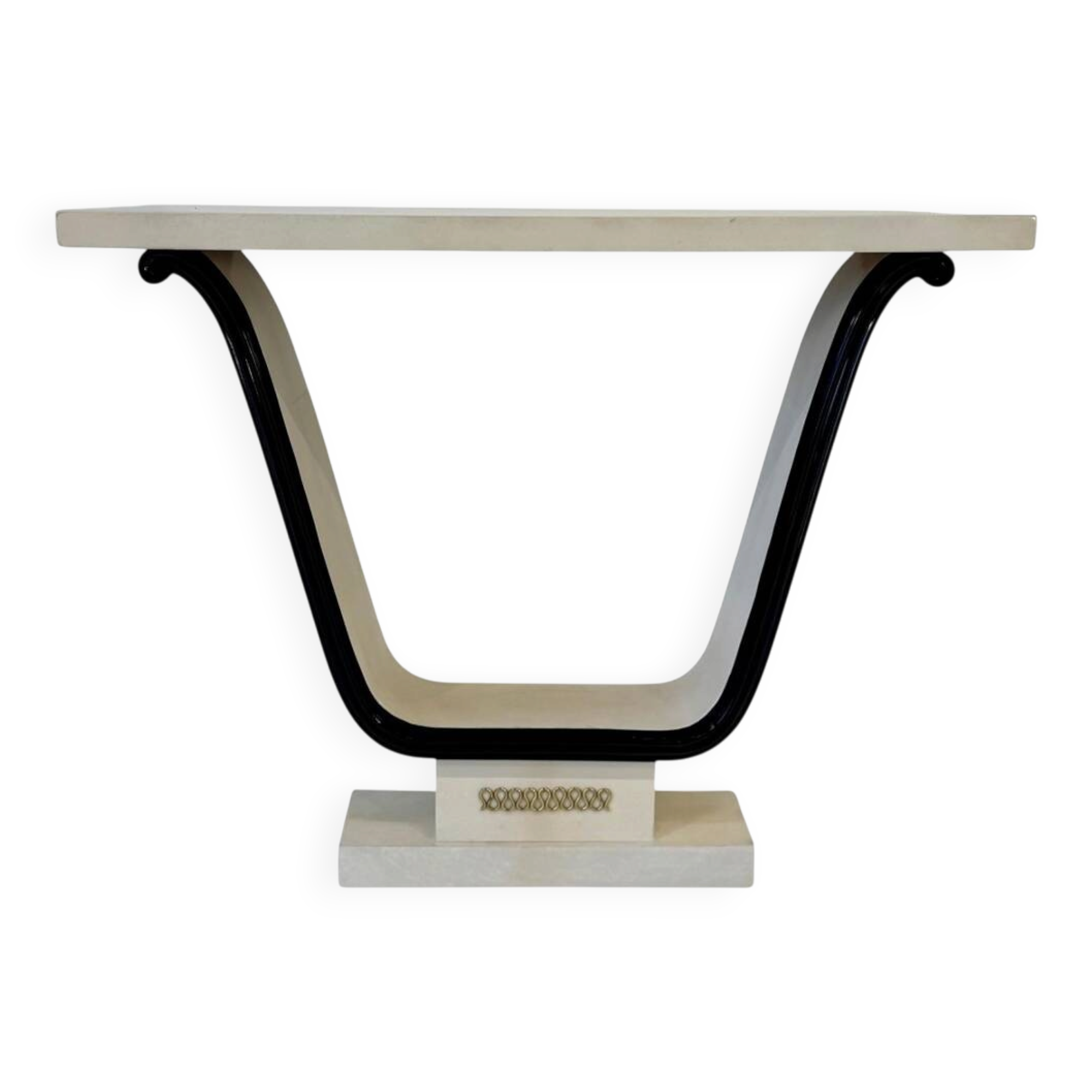 Elegant Italian Art Deco Console from the late 1940s, attributed to Osvaldo Borsani