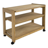 Oak Serving Trolley attributed to Guillerme and Chambron