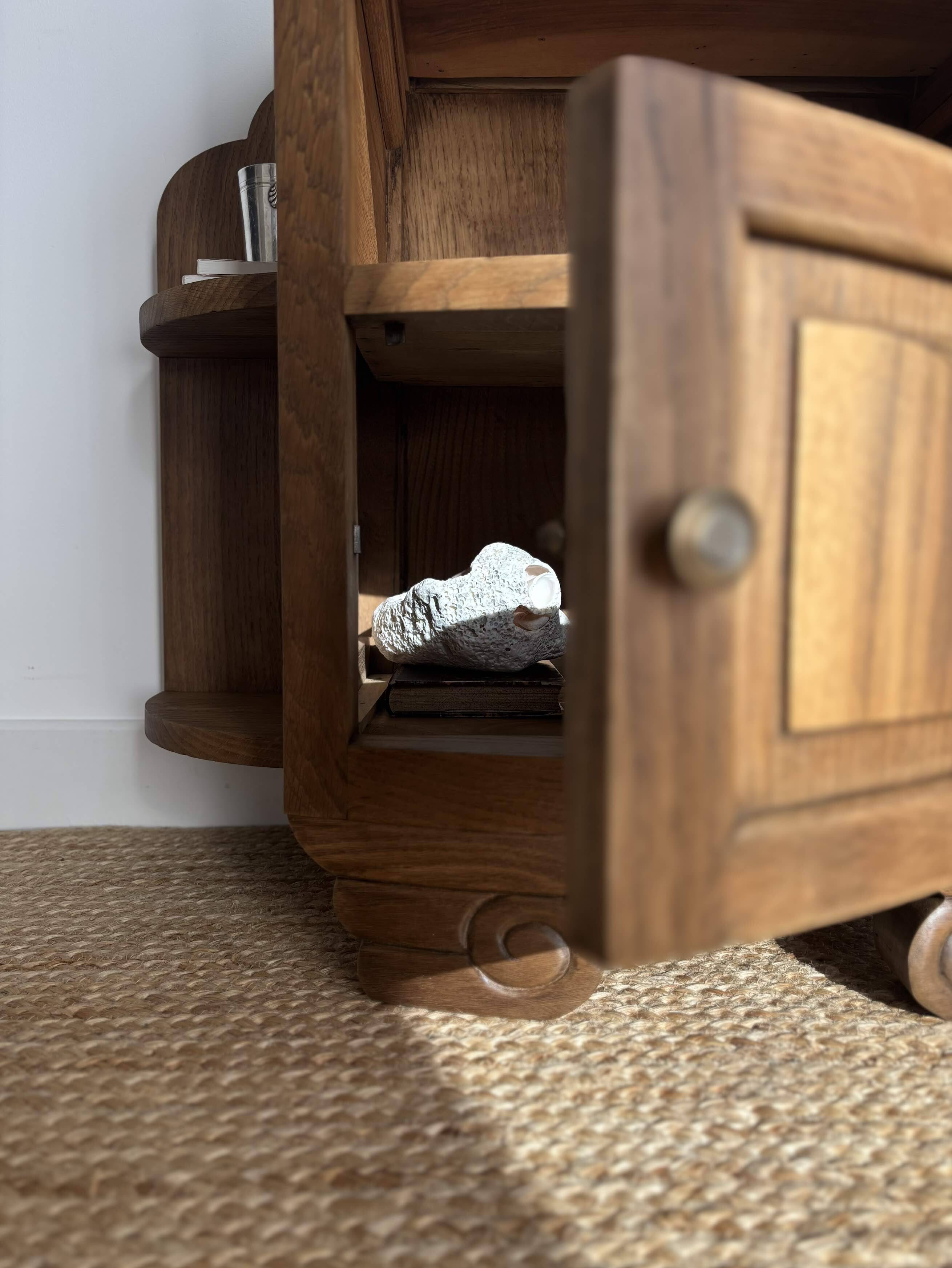Restored Art Deco bedside table or accent furniture