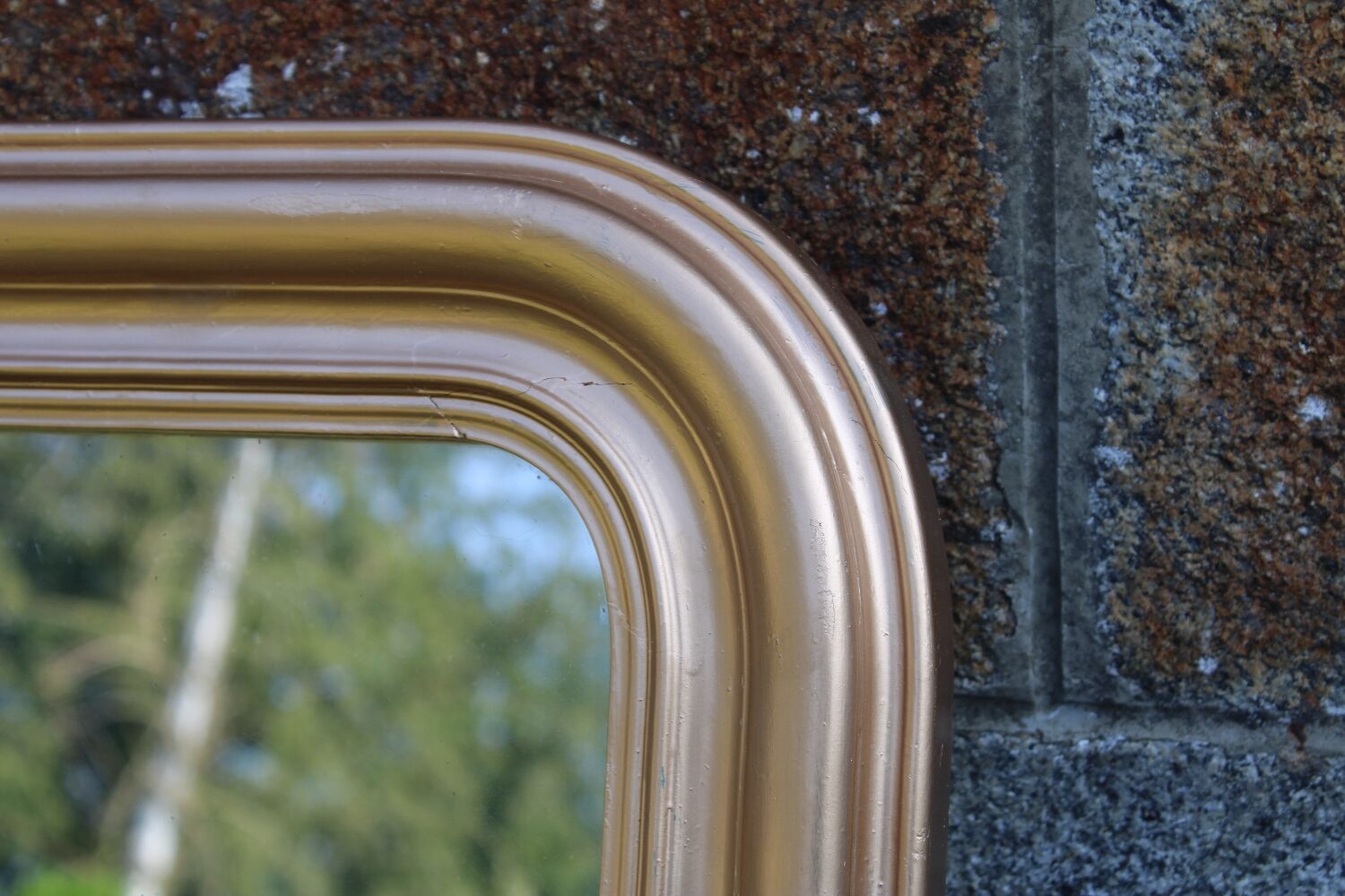 Louis Philippe gilded antique mirror