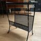 door magazine side metal side table perforated