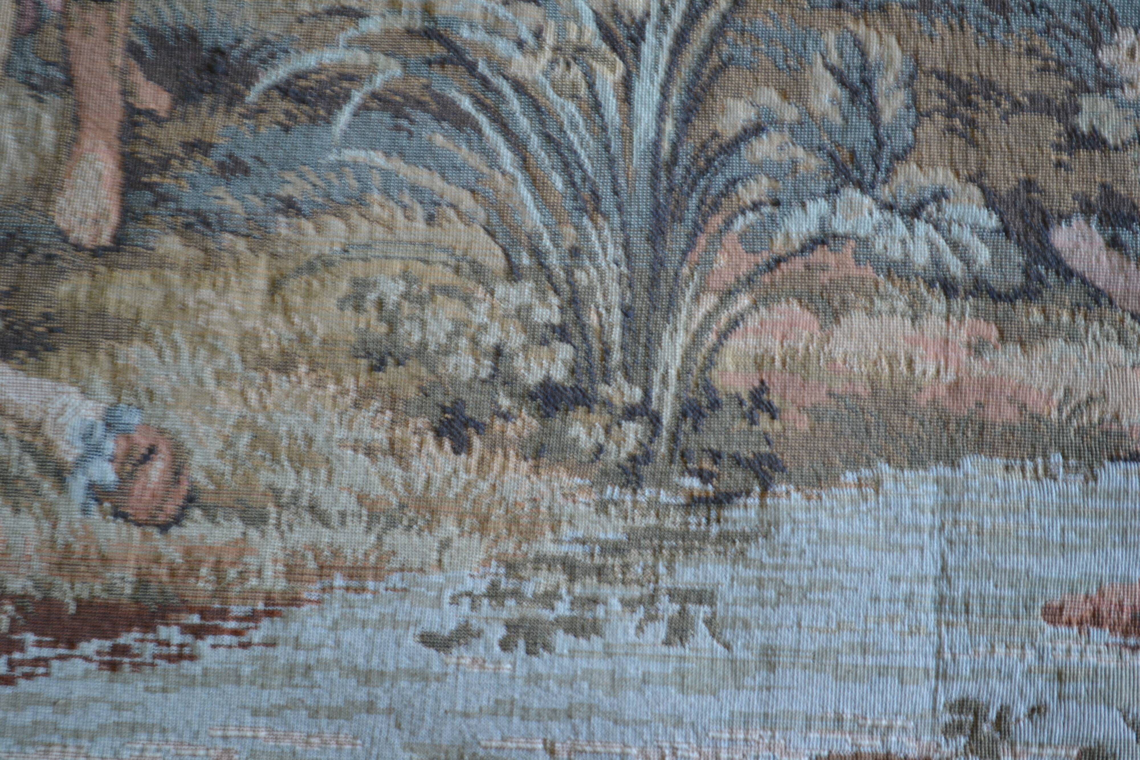 "Fishing party of Madame de Maintenon" Classical-inspired tapestry