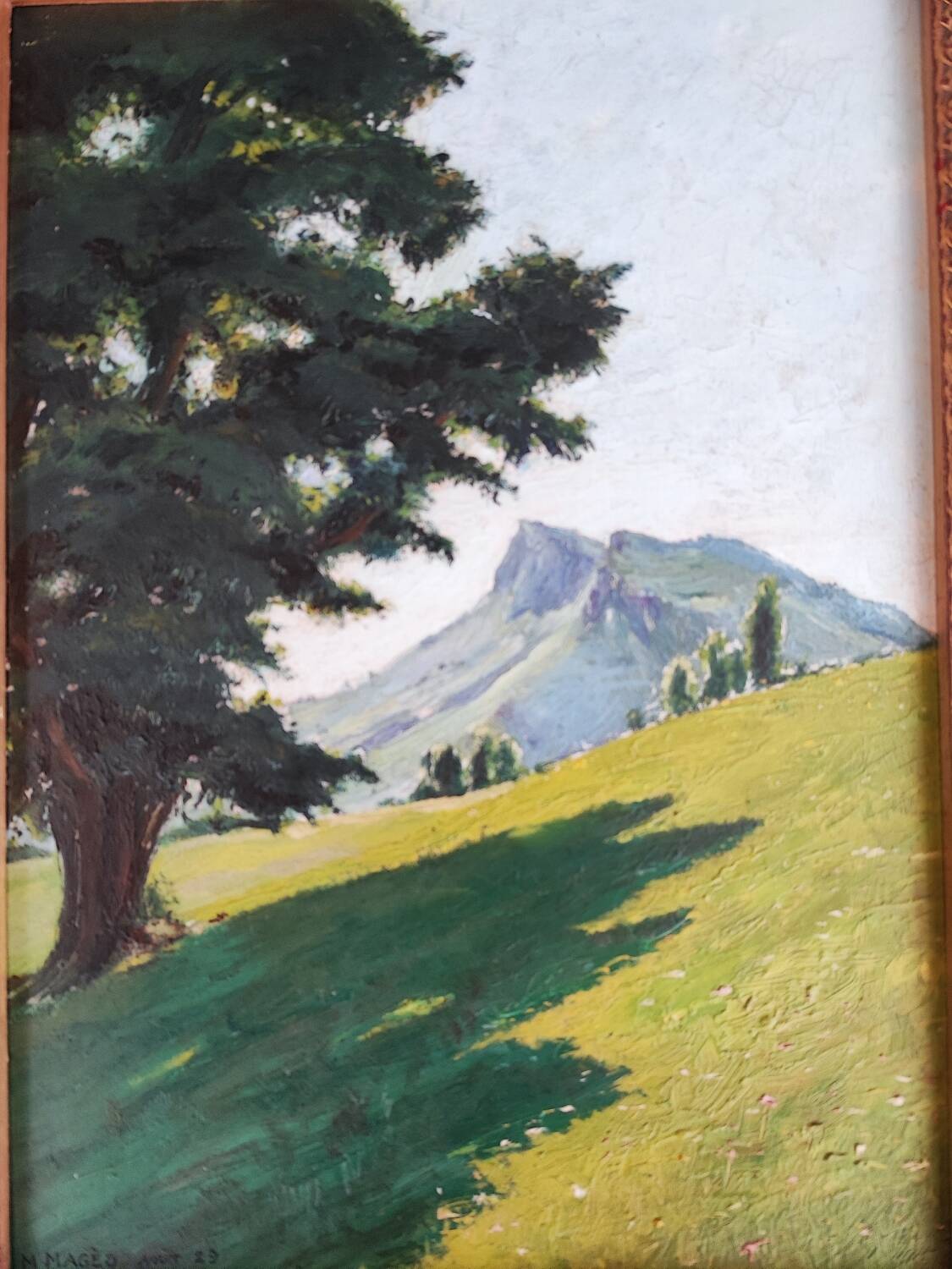 Peinture à l'huile - paysage