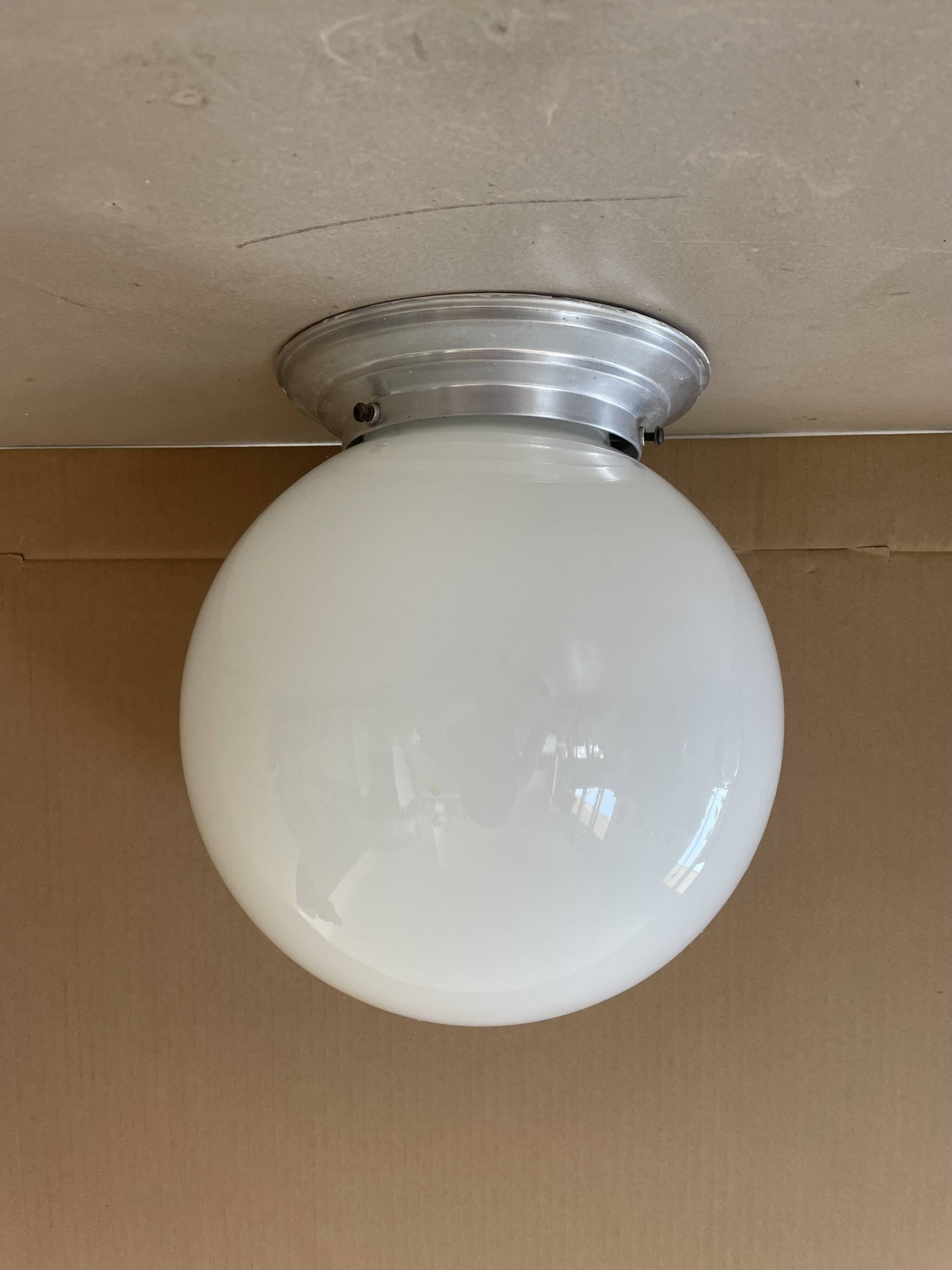 Large old ceiling light D25cm