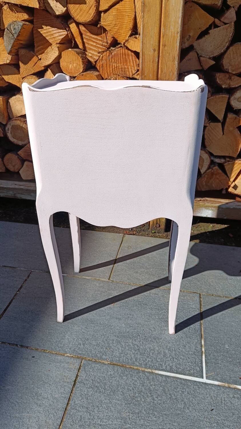 Petite commode/ chevet vintage patinée