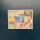 Original Swedish Oil on Panel – “Blue Pitchers and Lemon” by Off – Signed – Vintage and Framed – 37 × 29 cm (14.6 in × 11.4 in)