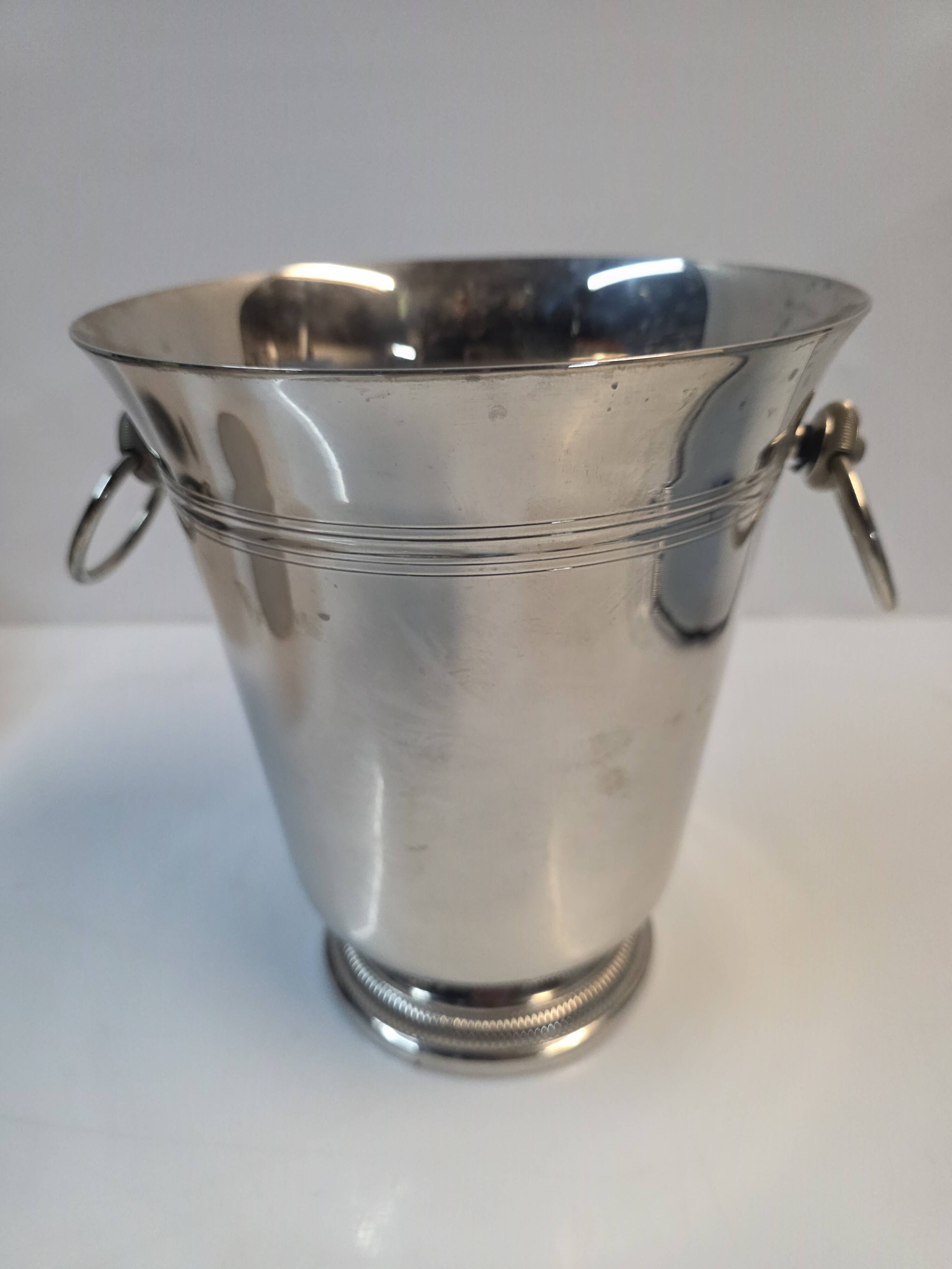 Silver-plated champagne bucket mid-20th century