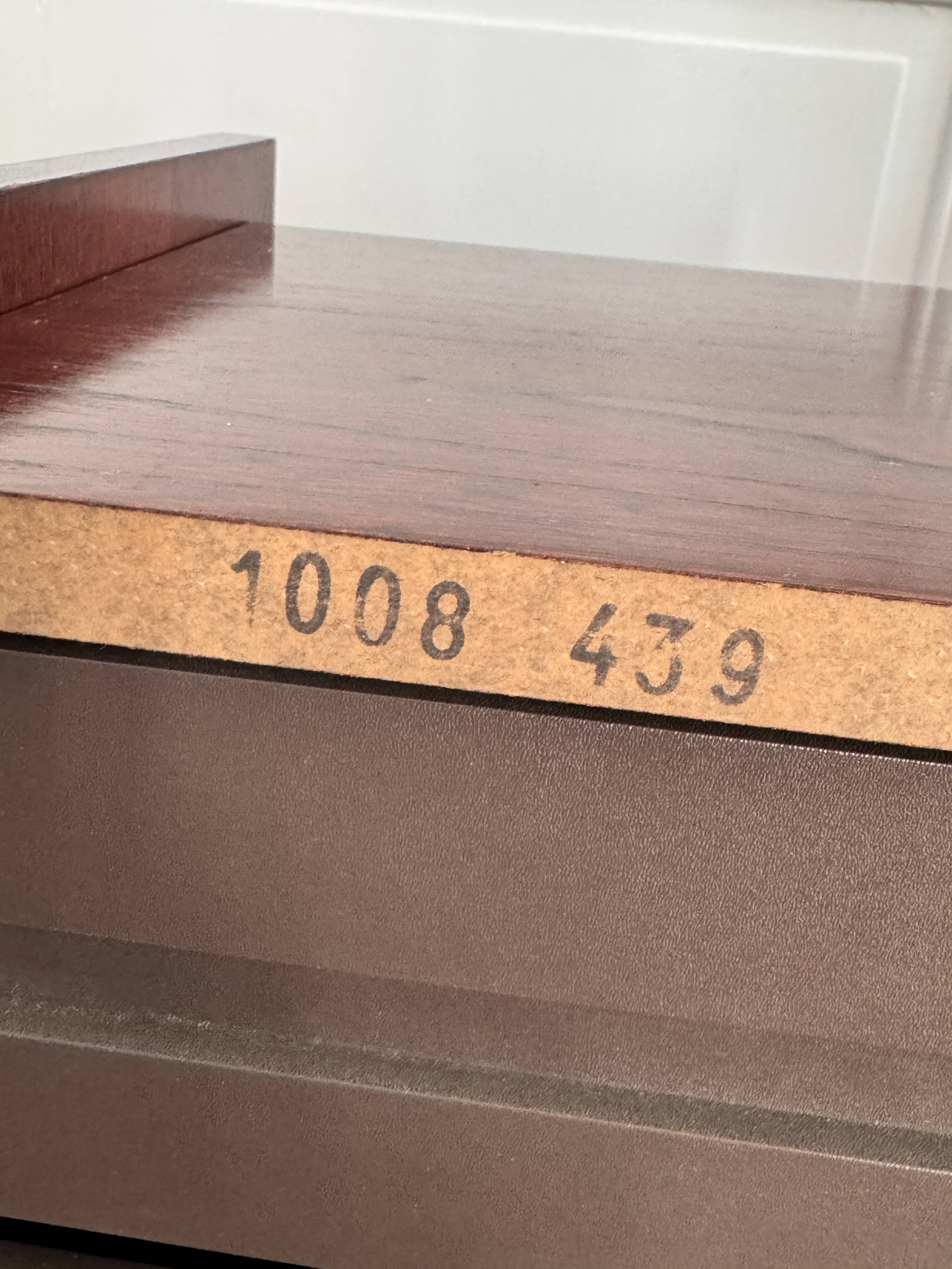 Paire de chevets mid century Roche Bobois vintage avec éclairage intégré