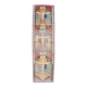 Vintage Turkish Oushak Handmade Wool Cotton Pink Runner Rug 97x323