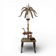 Palm tree floor lamp by Alberto Tura from the 1950s.
