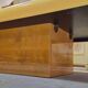 Design coffee table in maple – marquetry top – 1970s vintage style